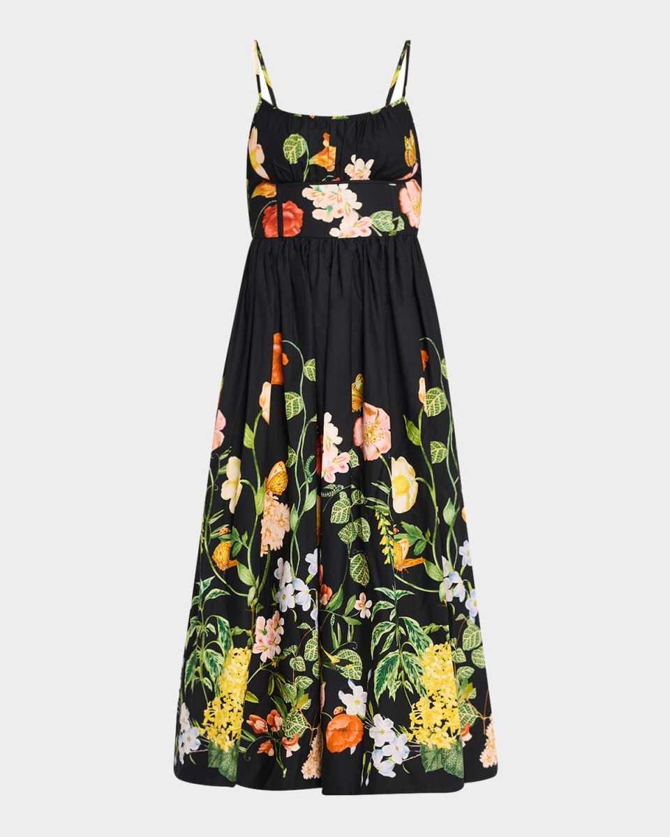 Alba Floral Midi Dress